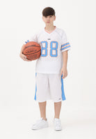 GCDS Shorts bianco per donna, ragazzi e bambini con logo C1BJQL710J338 100E GCDS 