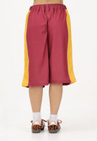 GCDS Shorts bordeaux per donna, ragazzi e bambini con logo C1BJQL710J338 468Y GCDS 