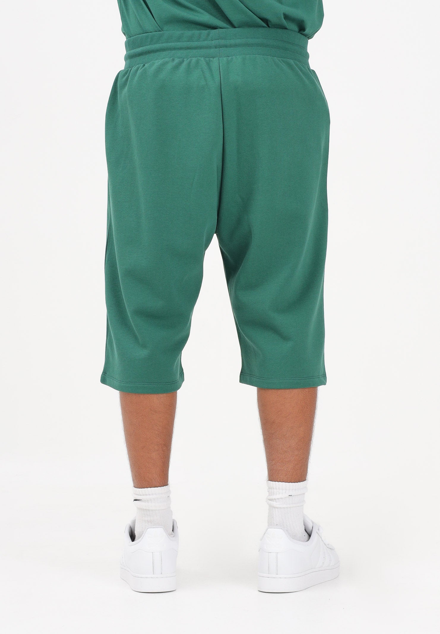 GCDS Shorts sportivo verde per uomo e donna con stampa logo C1MEQL216F004 883A GCDS 
