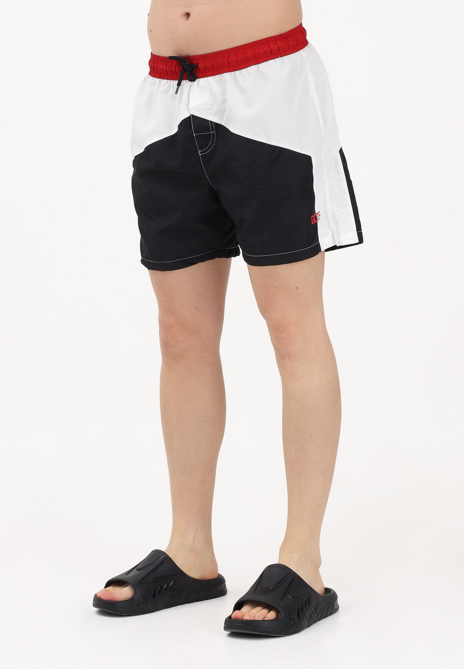 GCDS Shorts mare multicolore da uomo con logo C1MEQS246T016 999A GCDS 