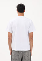 GCDS T-shirt a manica corta bianca per uomo e donna con stampa C1MWQC065J079 100A GCDS 