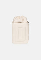 GCDS Borsa a mano panna da donna con logo GCDS in rilievo 3D GCDSD001 10 GCDS 