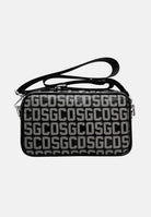 GCDS Borsa a tracolla nera per uomo e donna con lettering GCDS GCDSEP007 99 GCDS 
