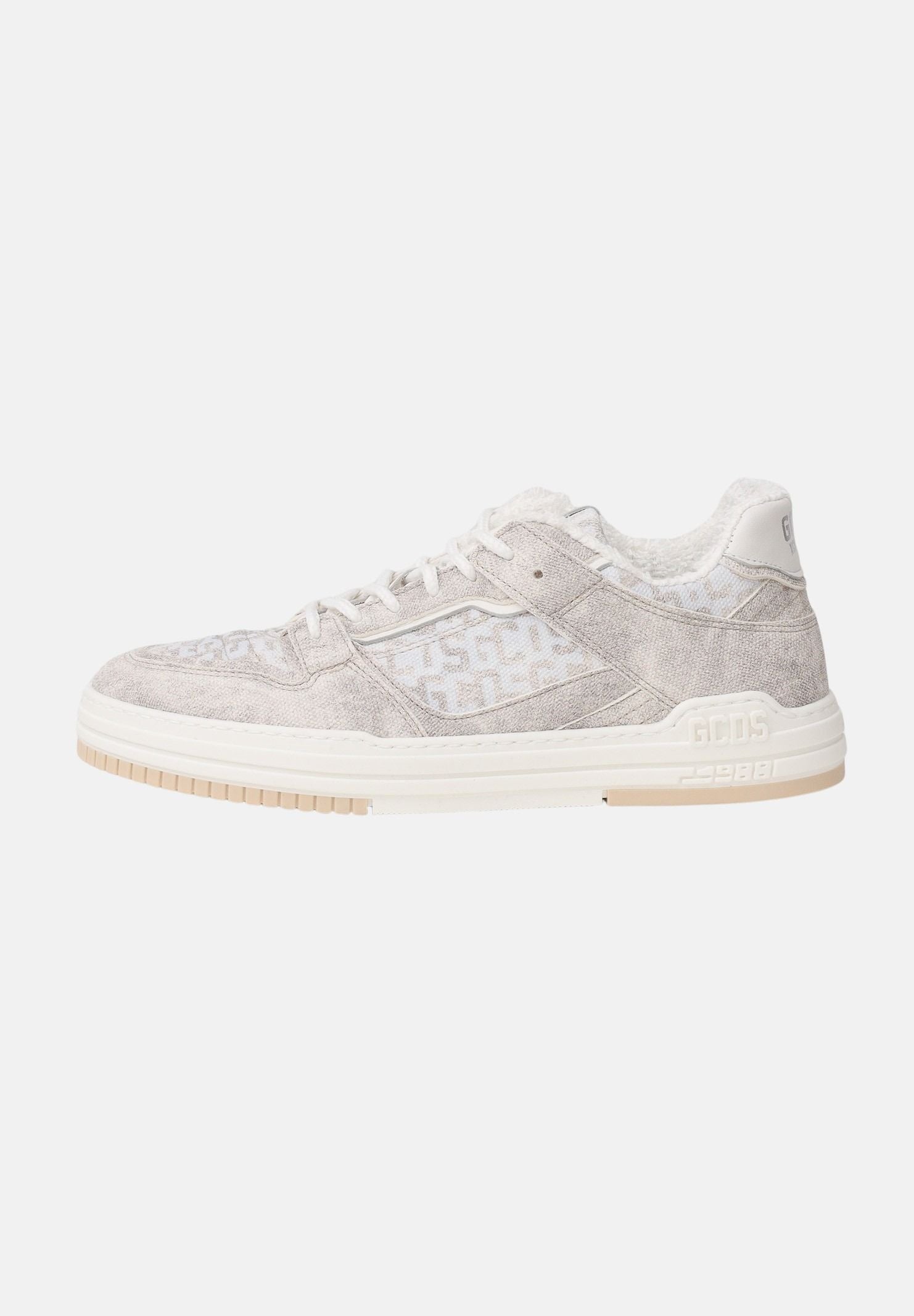 GCDS Sneakers beige da uomo con GCDS Monogram GCU1136 126 GCDS 