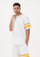 GCDS T-shirt a manica corta bianca per uomo e donna con logo Z0MLQC106J101 100Y GCDS 