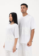 GCDS T-shirt a manica corta bianca per uomo e donna con logo Z0MLQC109J101 100A GCDS 