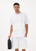 GCDS T-shirt a manica corta bianca per uomo e donna con logo Z0MLQC109J101 100A GCDS 