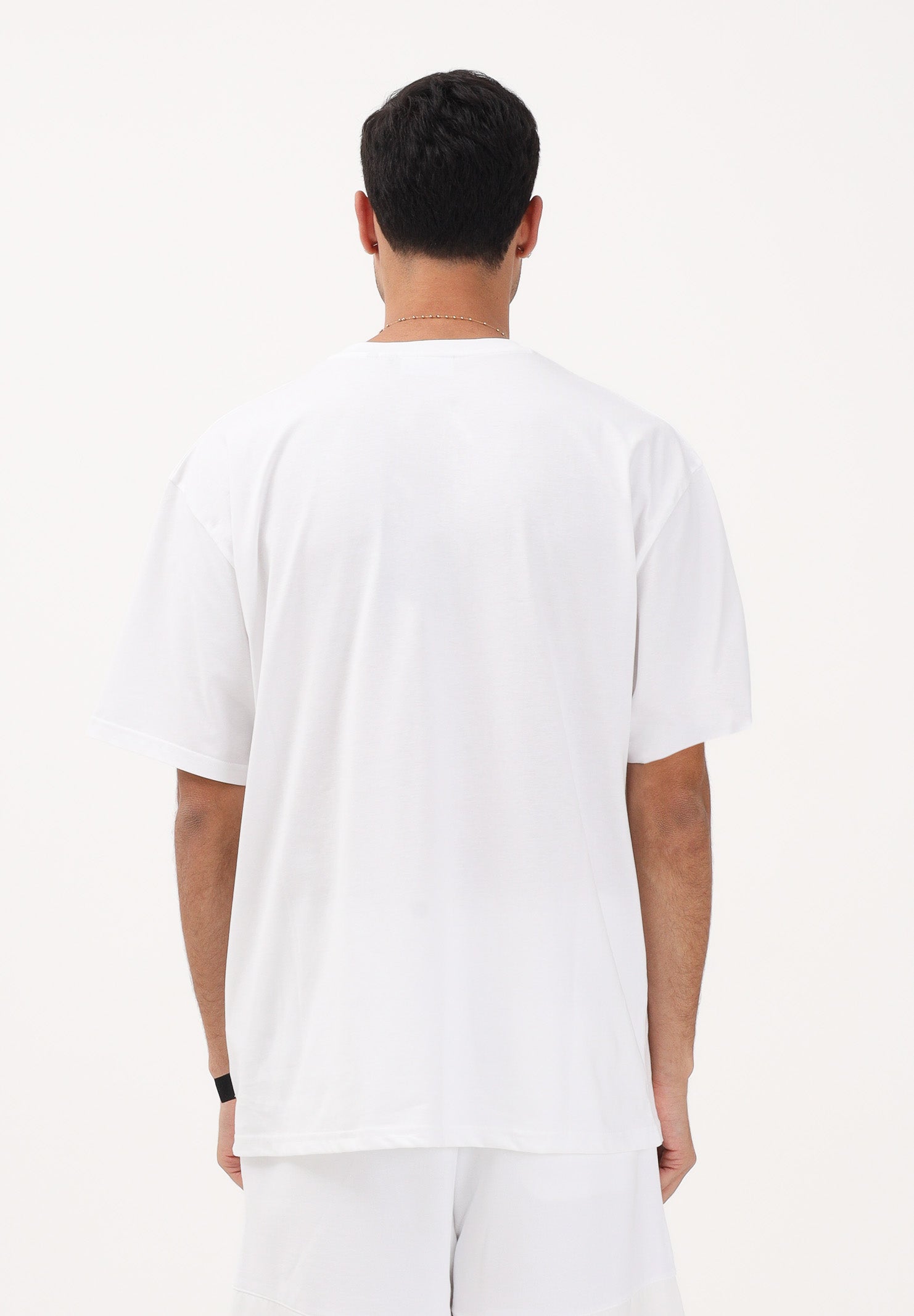GCDS T-shirt a manica corta bianca per uomo e donna con logo Z0MLQC109J101 100A GCDS 
