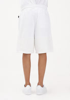GCDS Shorts sportivo bianco per uomo e donna con logo Z0MLQL230F004 100A GCDS 