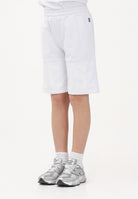 GCDS Shorts sportivo bianco per uomo e donna con logo Z0MLQL230F004 100A GCDS 