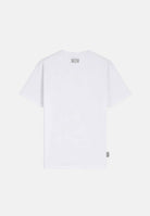 GCDS T-shirt a manica corta bianca per bambino e bambina con logo tono su tono Z0UKQC597J105 100A GCDS 