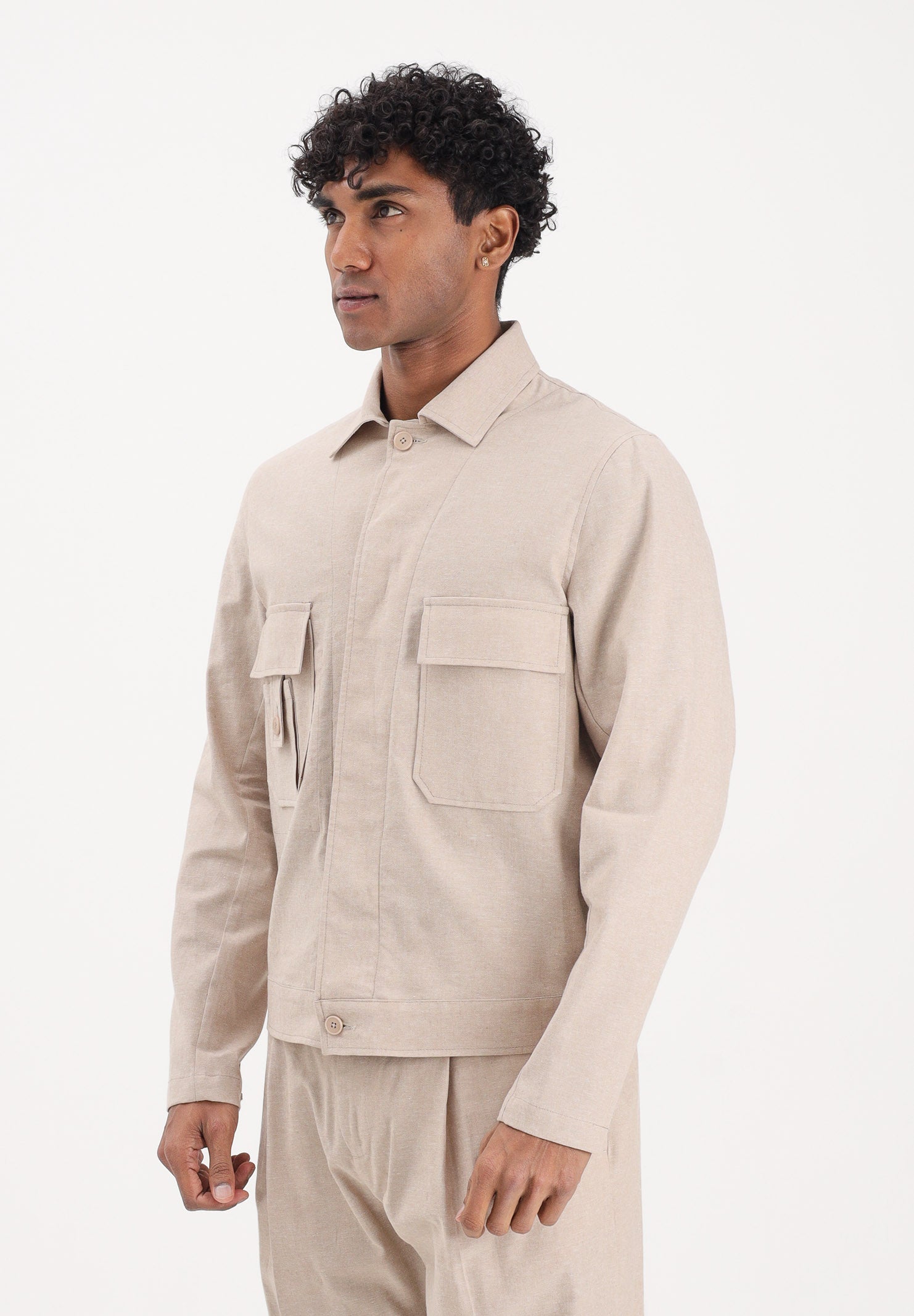 GOLDEN CRAFT Giacca leggera beige da uomo GC1JSS266662 A041 GOLDEN CRAFT 