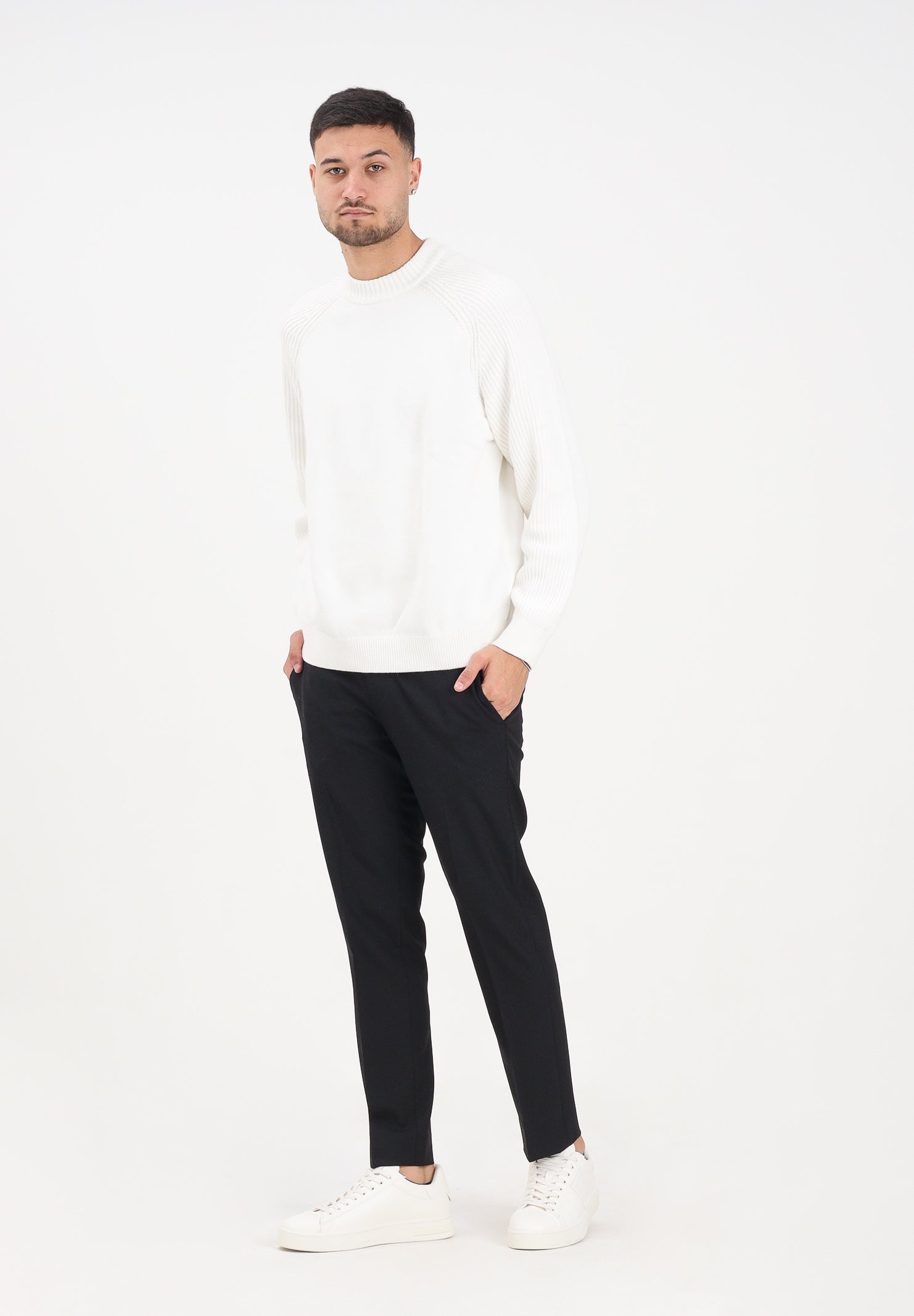 GOLDEN CRAFT pantaloni Loris nero da uomo GC1PFW25266867 D001 GOLDEN CRAFT 