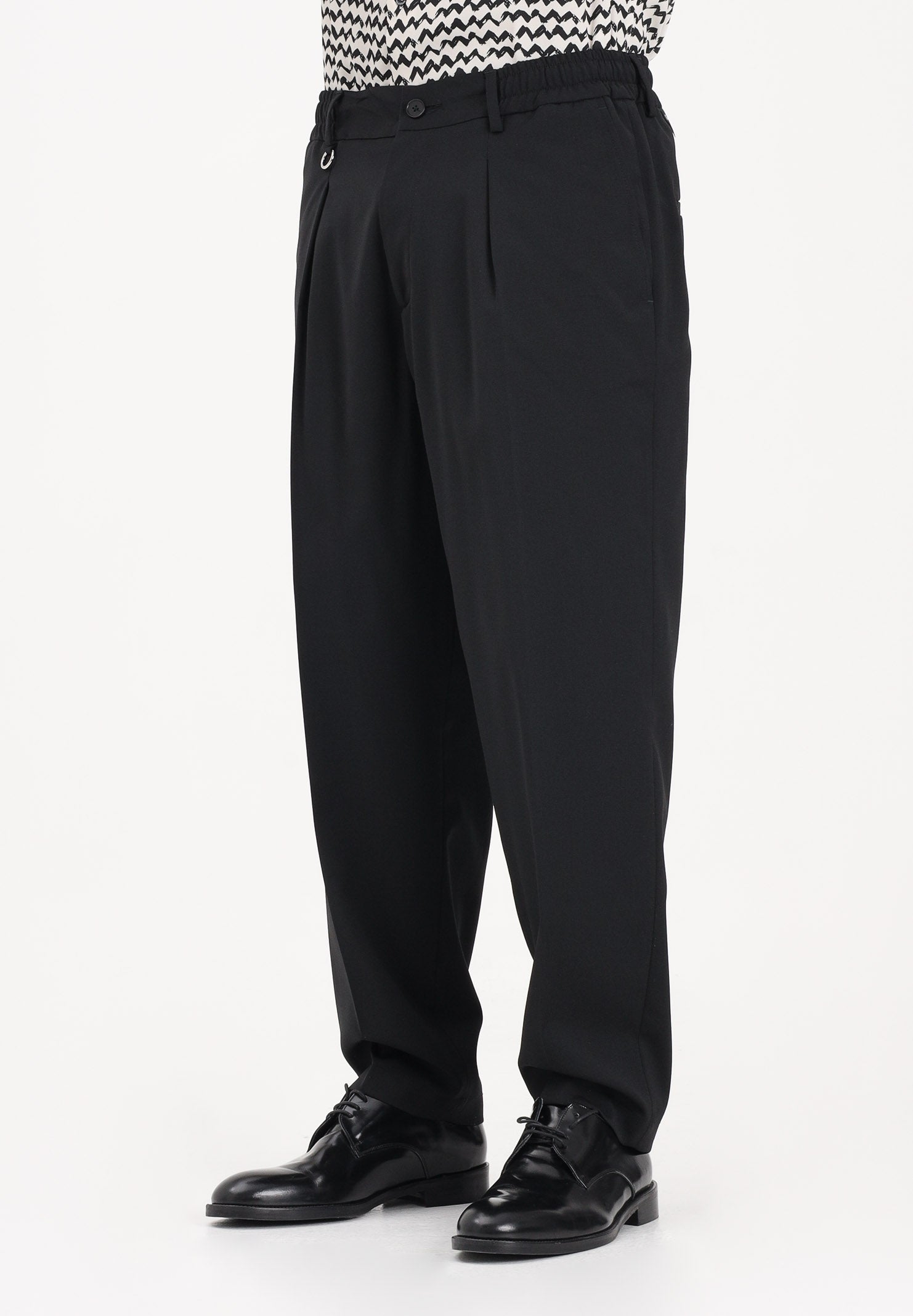 GOLDEN CRAFT Pantalone nero da uomo con vita elasticizzata GC1PSS266920 D001 GOLDEN CRAFT 