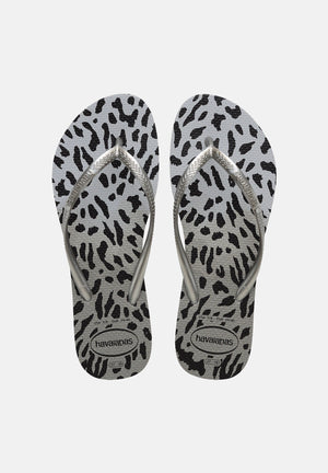 HAVAIANAS Infradito Havaianas Slim Animals grigi da donna 4103352 9320 HAVAIANAS 