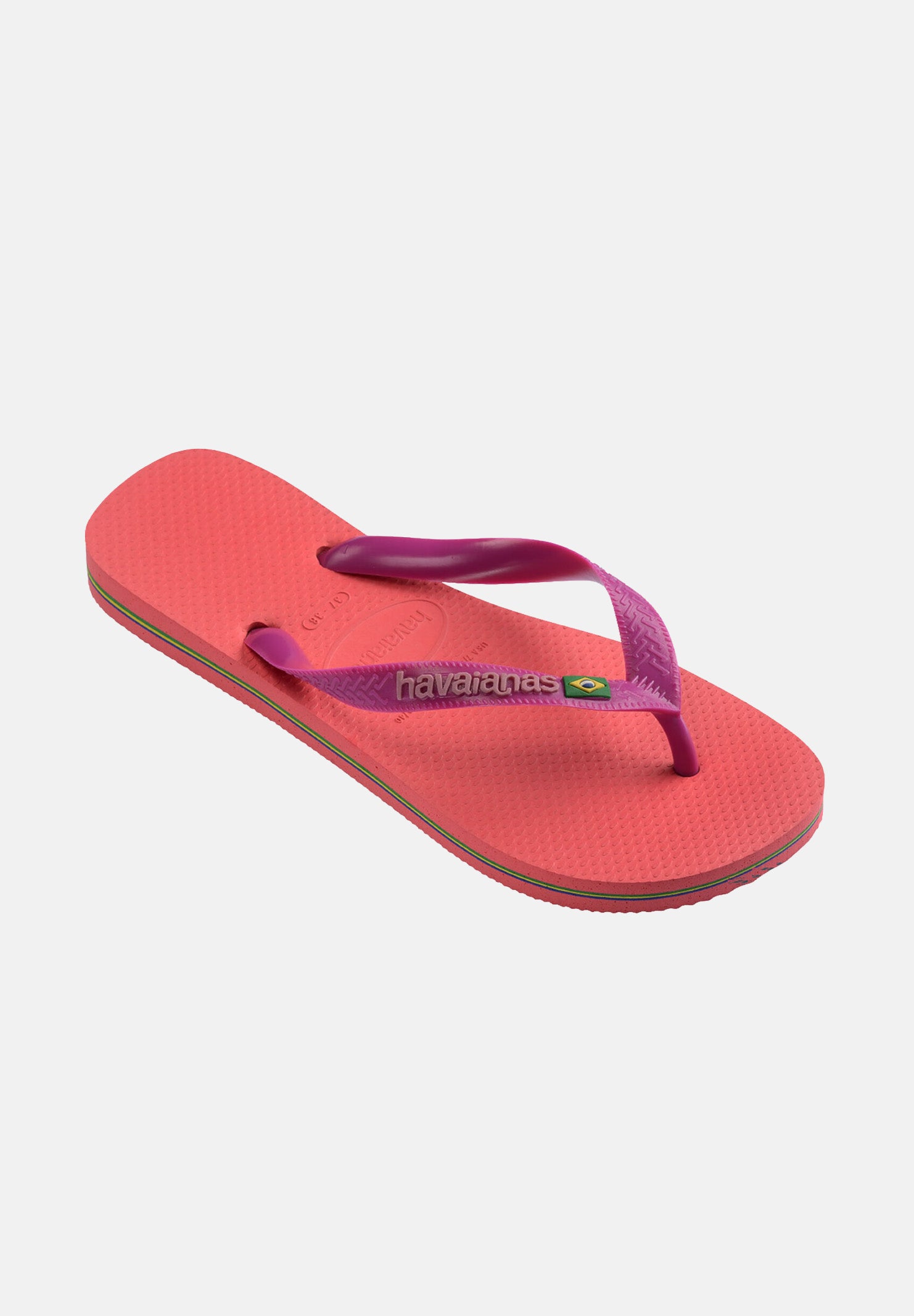 HAVAIANAS Infradito Brasil Logo corallo da bambina 4110850 4380 HAVAIANAS 