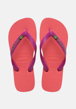 HAVAIANAS Infradito Brasil Logo corallo da bambina 4110850 4380 HAVAIANAS 