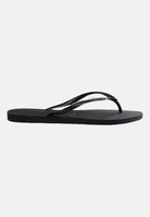 HAVAIANAS Infradito neri da donna Slim Logo Metallic 4119875 1924 HAVAIANAS 