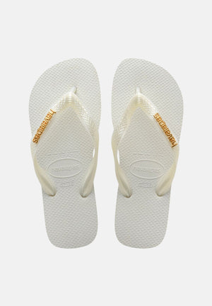HAVAIANAS Infradito Logo Metallic bianchi da donna 4127244 0001 HAVAIANAS 