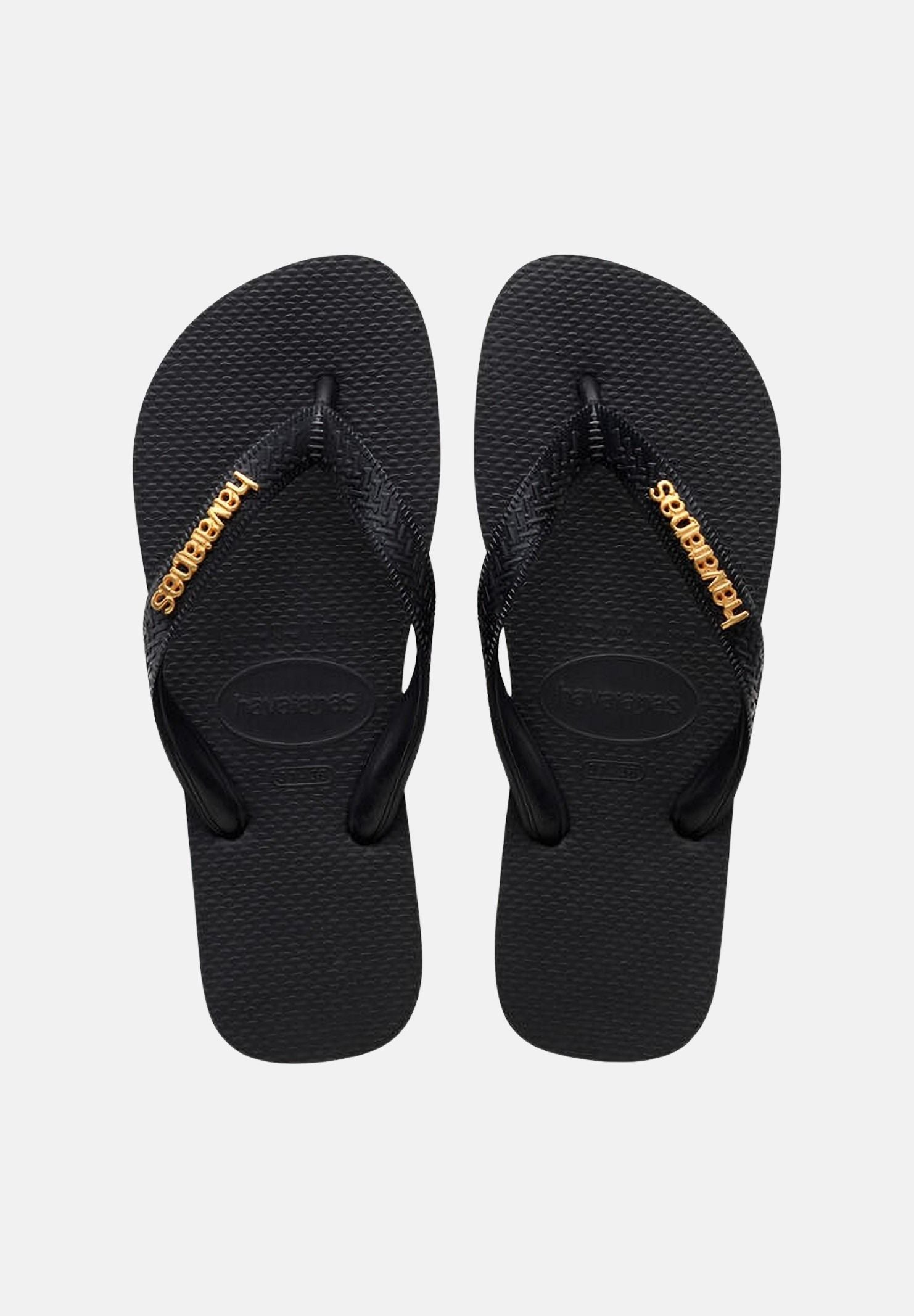 HAVAIANAS Infradito Logo Metallic neri da donna 4127244 1069 HAVAIANAS 