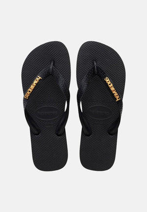 HAVAIANAS Infradito Logo Metallic neri da donna 4127244 1069 HAVAIANAS 