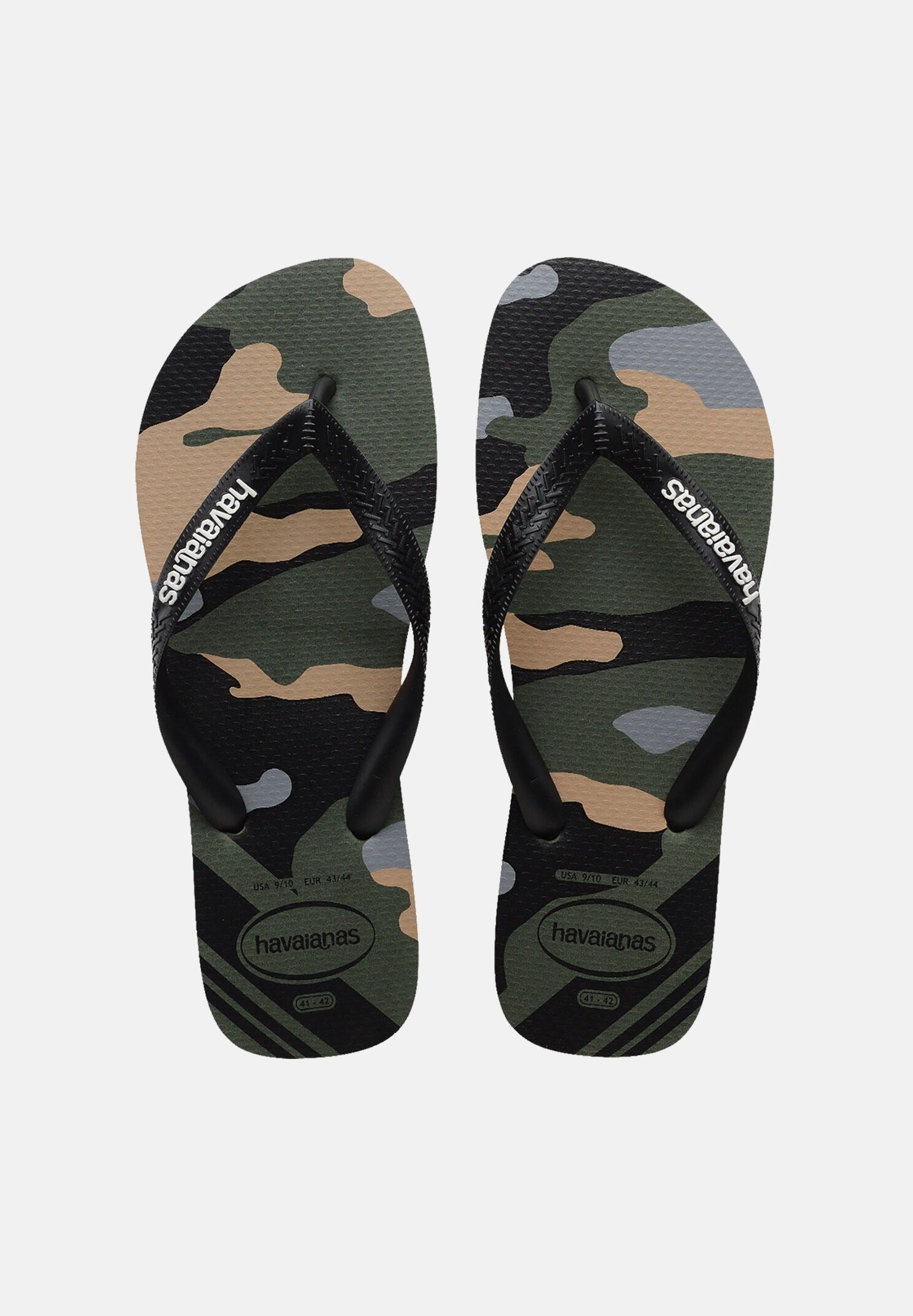 HAVAIANAS Infradito Havaianas Top Camu verdi da uomo 4141398 6132 HAVAIANAS 