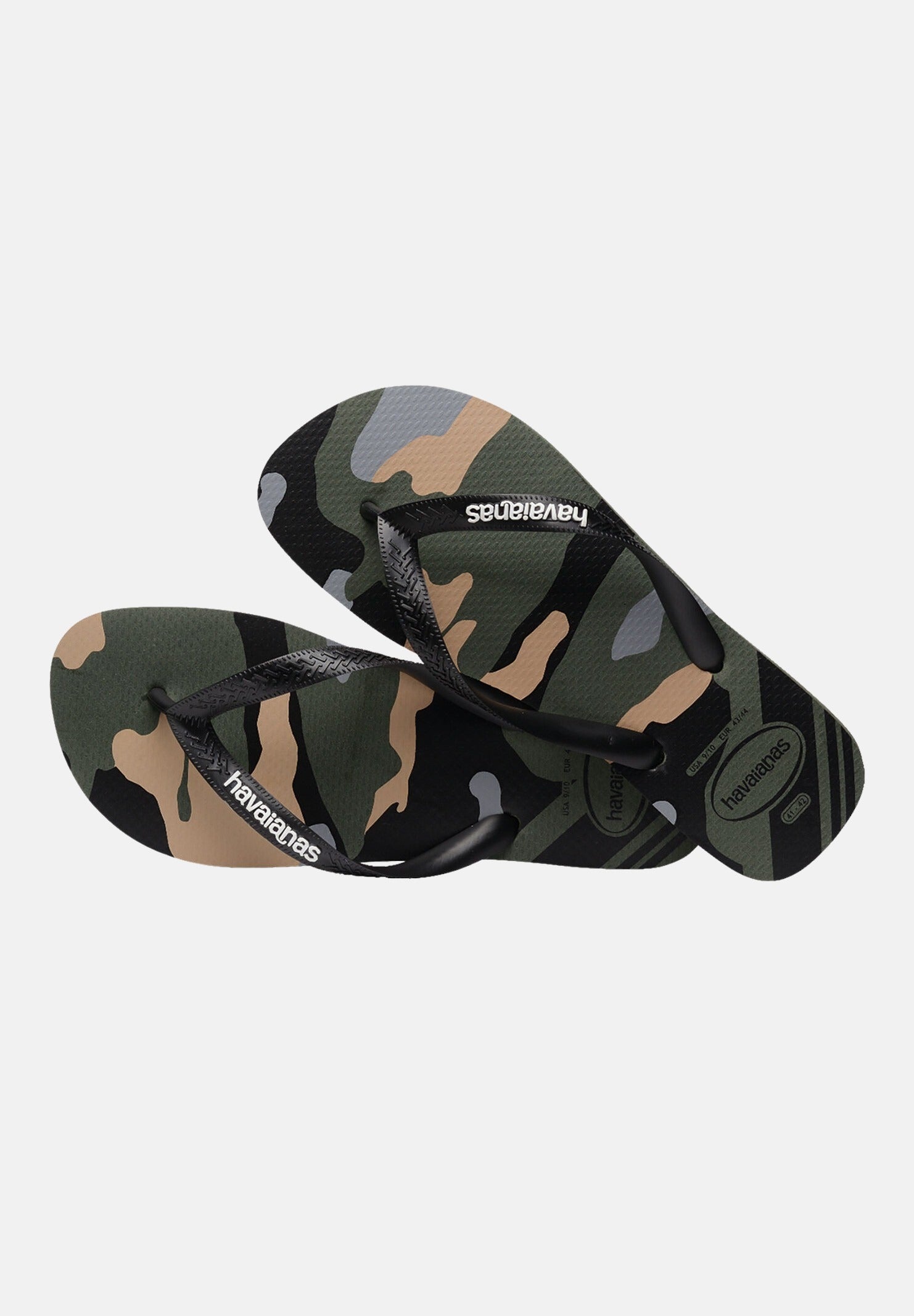 HAVAIANAS Infradito Havaianas Top Camu verdi da uomo 4141398 6132 HAVAIANAS 