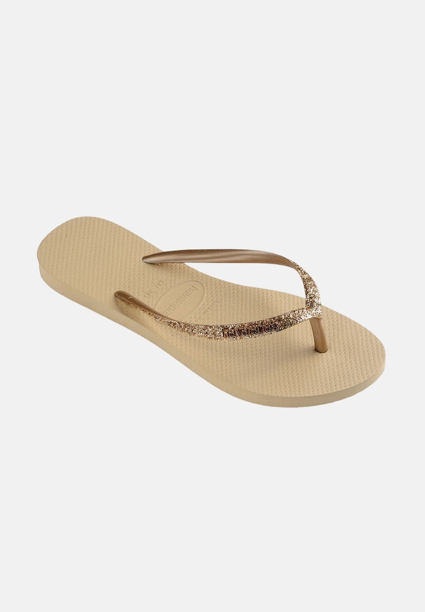 HAVAIANAS Infradito Slim Glitter II sabbia da bambina 4146975 0154 HAVAIANAS 