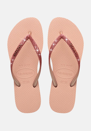 HAVAIANAS Infradito Havaianas Slim Glitter II rosa da donna 4146975 9898 HAVAIANAS 