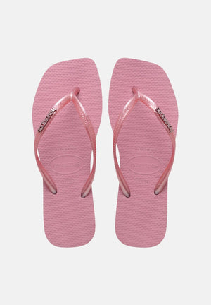 HAVAIANAS Infradito Square Logo Metallic rosa da donna 4148257 1105 HAVAIANAS 