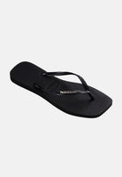 HAVAIANAS Infradito Square Logo Metallic neri da donna 4148257 2976 HAVAIANAS 