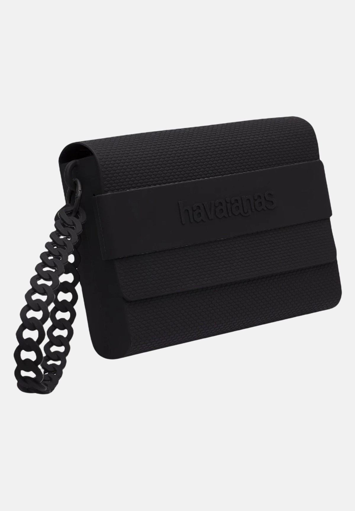 HAVAIANAS Pochette nera da donna in gomma 4148799 0090 HAVAIANAS 