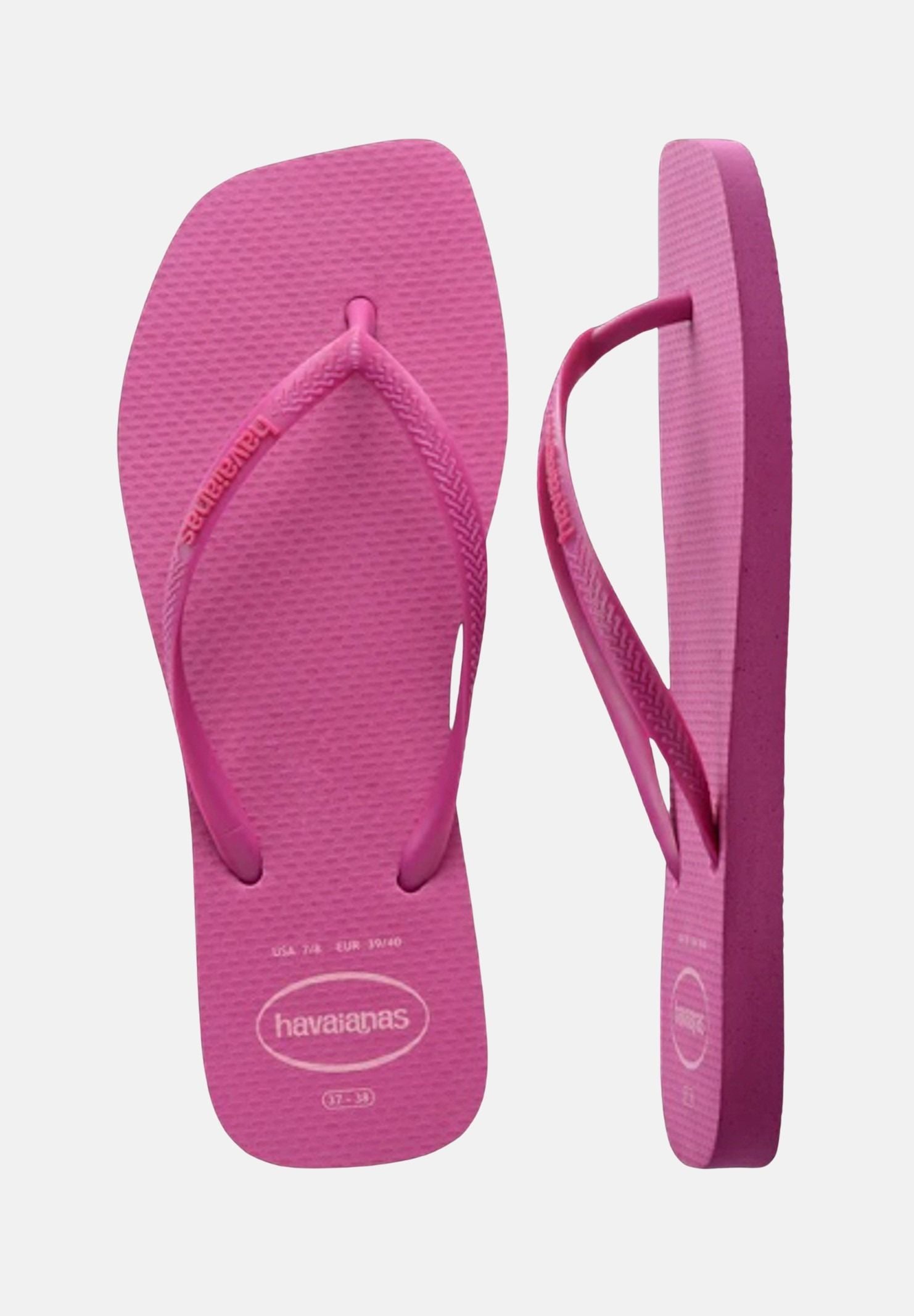 HAVAIANAS infradito Square Logo Pop Up Rose Gum rosa donna. 4148959 4622 HAVAIANAS 
