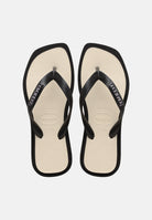 HAVAIANAS Infradito Top Square Fusion neri e panna da donna 4149944 0090 HAVAIANAS 