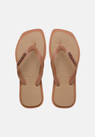 HAVAIANAS Infradito Top Square Fusion beige suola marrone da donna 4149944 4258 HAVAIANAS 