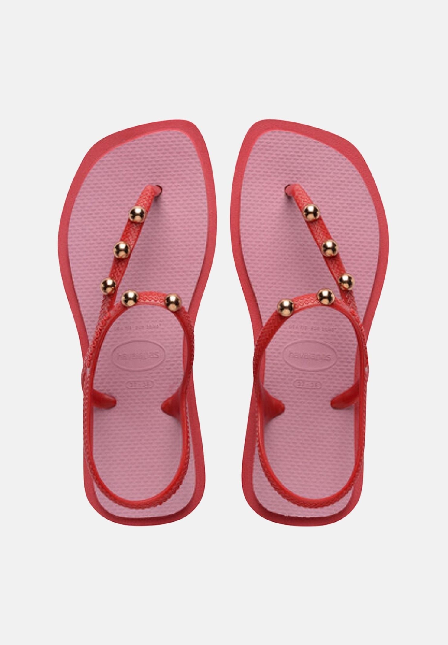 HAVAIANAS Sandali Flash Fusion rossi e rosa da donna 4150244 6627 HAVAIANAS 