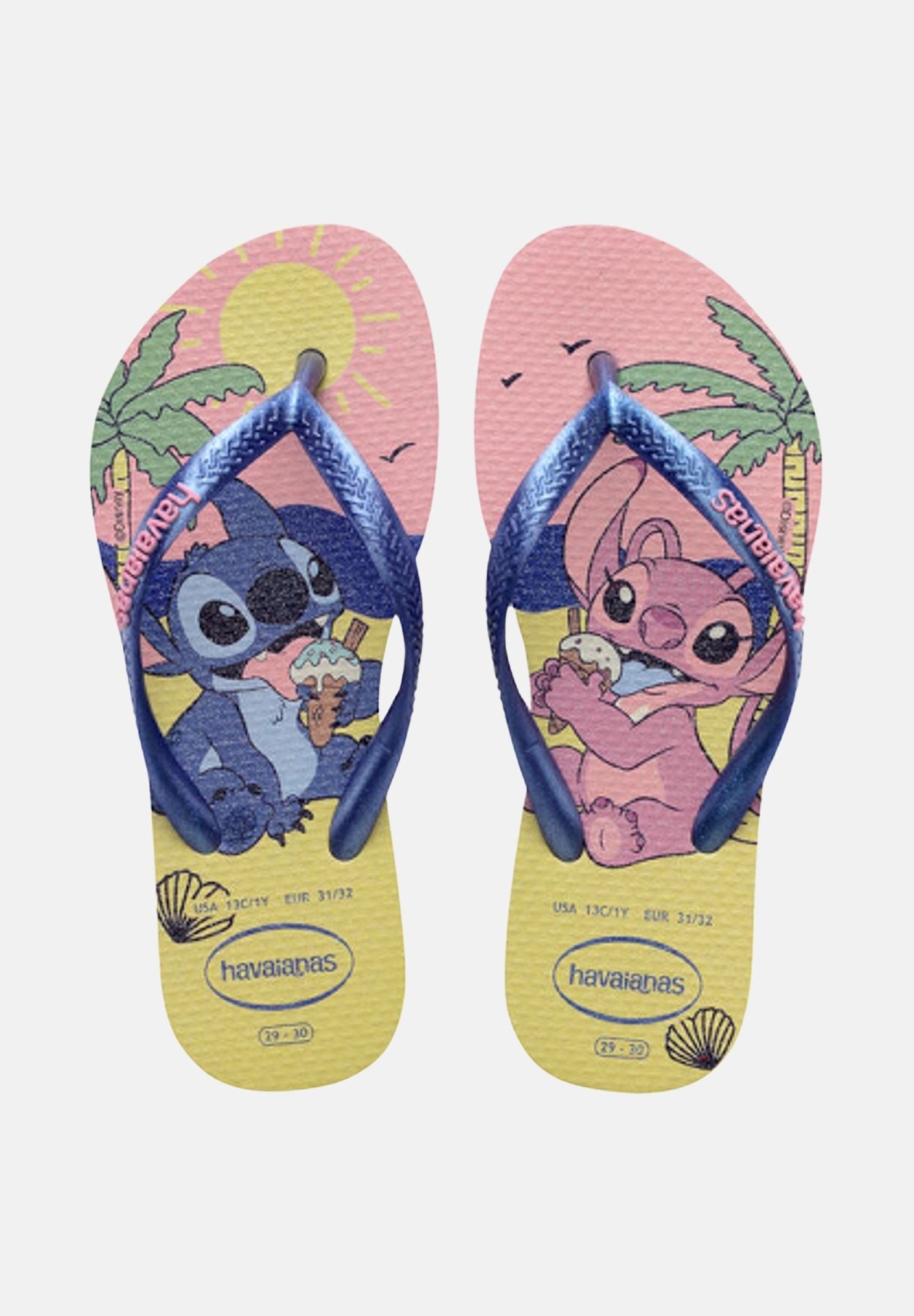 HAVAIANAS Infradito Kids Slim Disney Buttercream giallo e rosa bambina. 4150250 9256 HAVAIANAS 