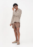 I'M BRIAN Shorts mare marrone da uomo BC3750 020 I'M BRIAN 