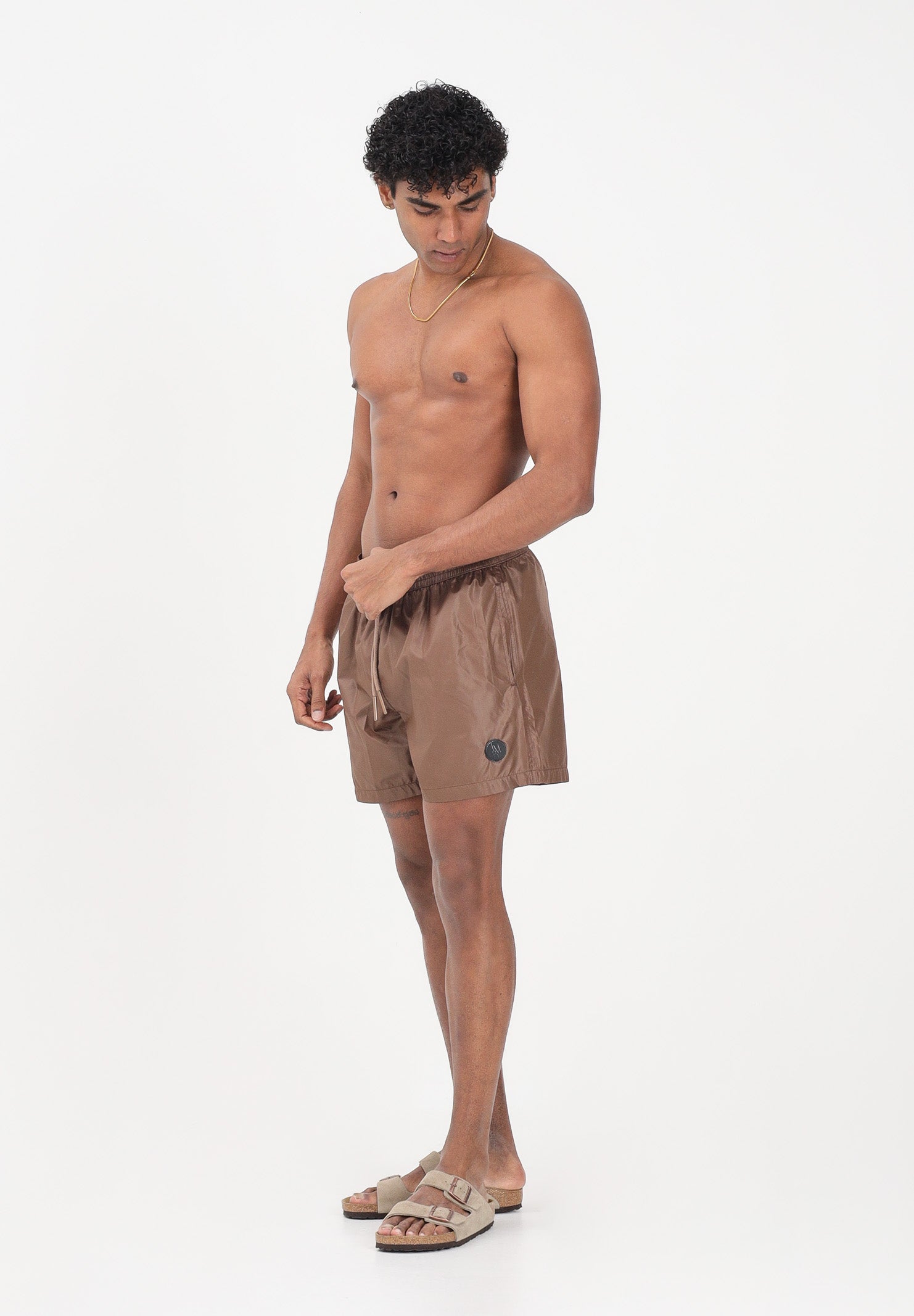 I'M BRIAN Shorts mare marrone da uomo BC3750 020 I'M BRIAN 