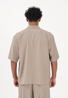 I'M BRIAN Camicia a manica corta beige da uomo CA3623 TA I'M BRIAN 