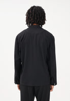I'M BRIAN Camicia a manica lunga nera da uomo con tasche cargo CA3625 009 I'M BRIAN 