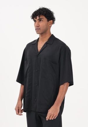 I'M BRIAN Camicia a manica corta nera da uomo CA3626 009 I'M BRIAN 