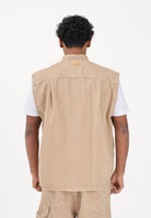I'M BRIAN Camicia smanicata beige da uomo CA3654 0025 I'M BRIAN 