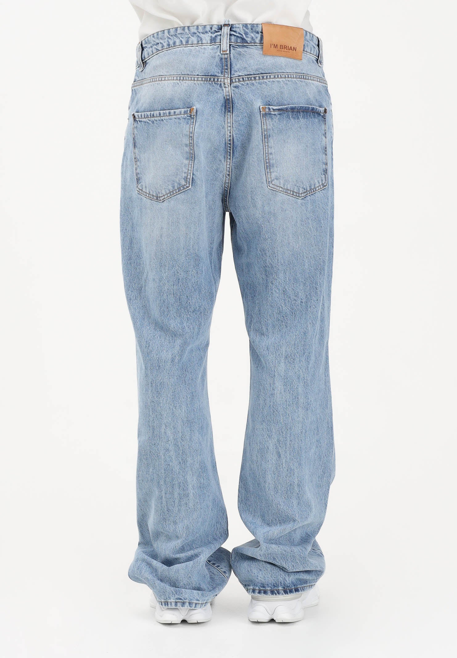 I'M BRIAN Jeans in denim chiaro da uomo FLAREL426 L426 I'M BRIAN 