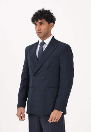 I'M BRIAN Giacca doppiopetto blu da uomo GIA3657 005 I'M BRIAN 