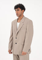 I'M BRIAN Giacca monopetto beige da uomo GIA3659 TA I'M BRIAN 