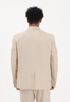 I'M BRIAN Giacca monopetto beige da uomo GIA3666 0025 I'M BRIAN 