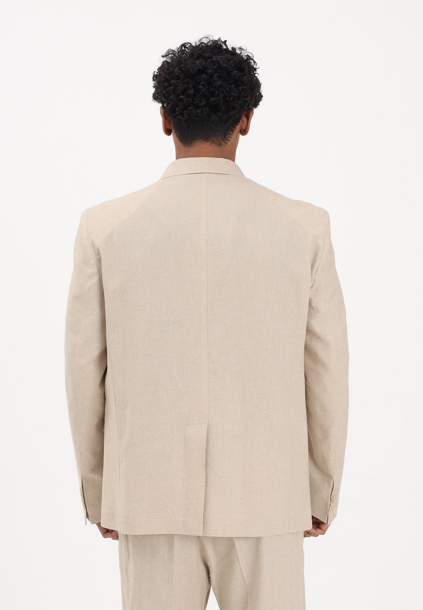 I'M BRIAN Giacca monopetto beige da uomo GIA3666 0025 I'M BRIAN 