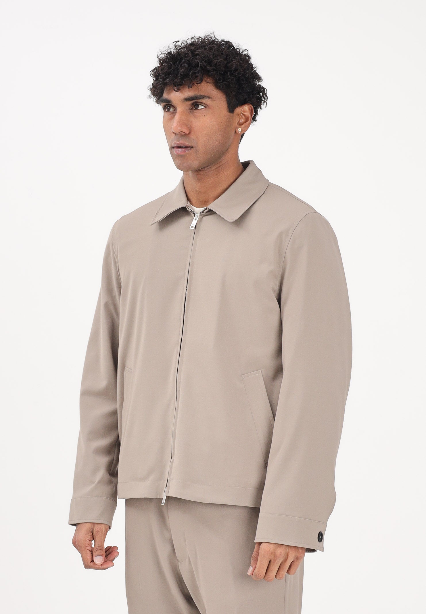 I'M BRIAN Giacca a vento beige da uomo GIU3669 TA I'M BRIAN 
