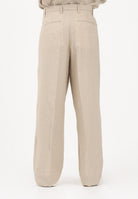 I'M BRIAN Pantalone in lino beige da uomo PA3704 0025 I'M BRIAN 